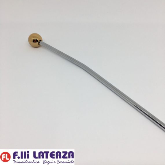 F.LLI FRATTINI RICAMBIO ORIGINALE ASTA CROMO/ORO SCARICO AUTOMATICO BIDET ASTINA - immagine 4