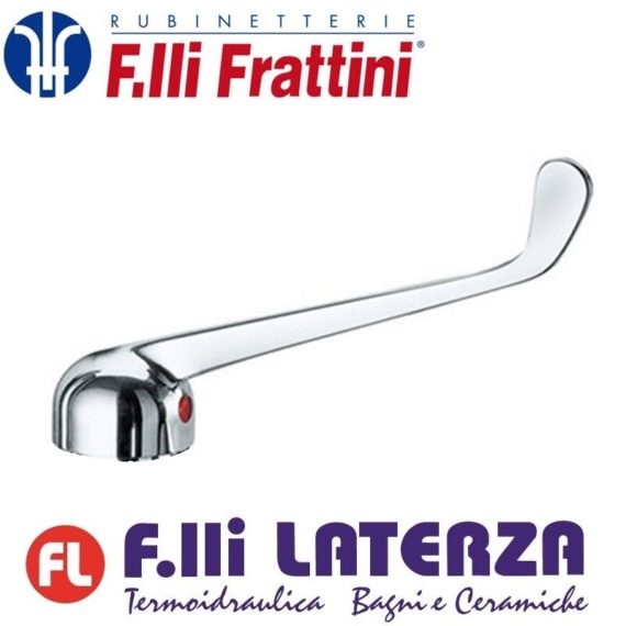 FRATTINI MANIGLIA RUBINETTO TUINGO LEVA LUNGA CLINICA CROMATA Art. R1502300