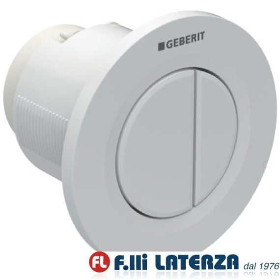 GEBERIT COMANDO PNEUMATICO TIPO 01 SIGMA 8 INCASSO COMPLETO BIANCO 116.043.11.1