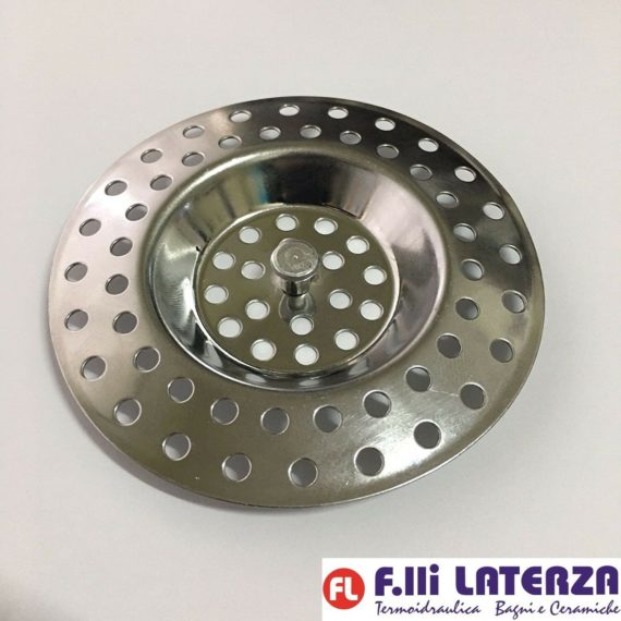GRIGLIE INOX CESTELLO GRIGLIA Ø 70 PILETTA TAPPO STOPPER RICAMBIO LAVELLO CUCINA