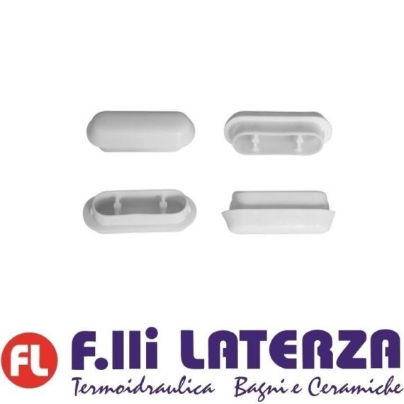 KIT 4 Pz. PARACOLPI COPRIVASO SEDILE WC GOMMINI PER COPRI-WATER LEGNO POLIESTERE - immagine 2