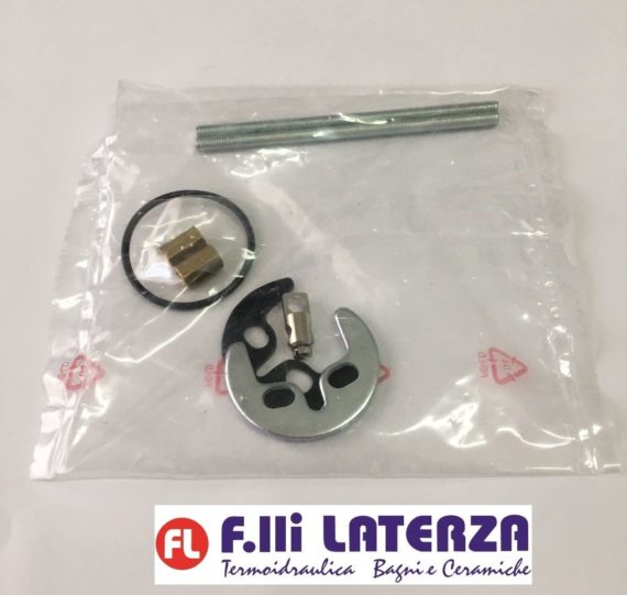 KIT FISSAGGIO RICAMBIO MONOCOMANDO MISCELATORI RUBINETTO A DUE PERNI LUNGHI INOX