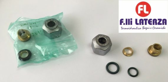 RACCORDO ADATTATORE PER TUBO RAME 12 x 10 GIACOMINI R178