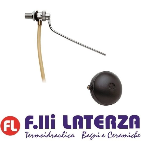 GALLEGGIANTE SILENZIOSO TIPO CATIS 3/8" CON SFERA CASSETTA WC RUBINETTO