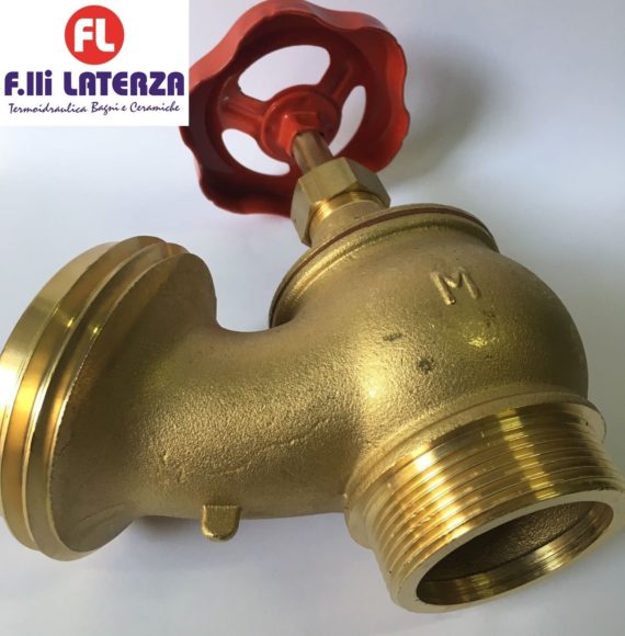 RUBINETTO IDRANTE A MURO PESANTE 2" DN 70 PN 16 RUBINETTI IDRANTI ANTINCENDIO - immagine 3