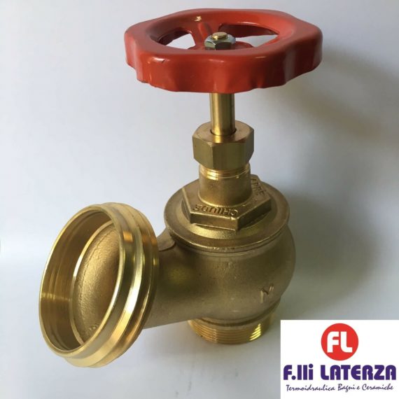 RUBINETTO IDRANTE A MURO PESANTE 2" DN 70 PN 16 RUBINETTI IDRANTI ANTINCENDIO - immagine 4