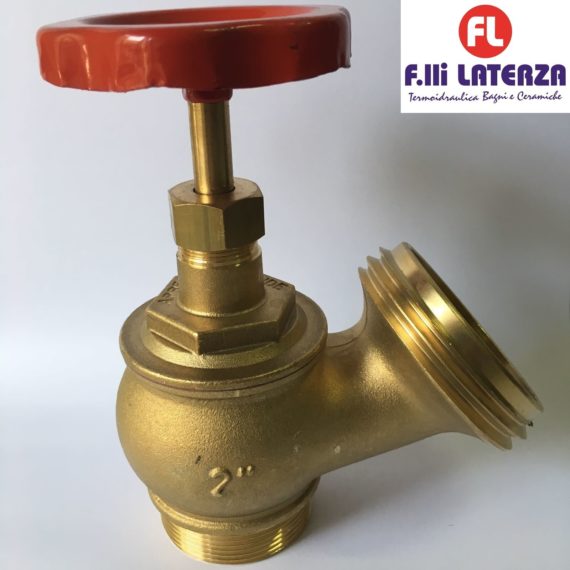 RUBINETTO IDRANTE A MURO PESANTE 2" DN 70 PN 16 RUBINETTI IDRANTI ANTINCENDIO