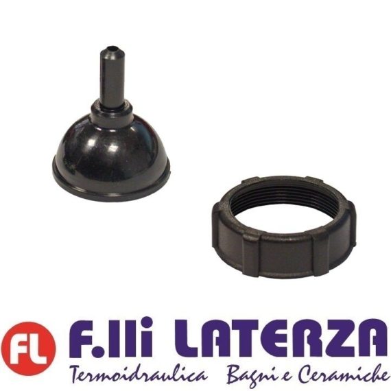 KIT CUPOLETTA PRESA ARIA + GHIERA DI SERRAGGIO Per batterie di scarico Unibox