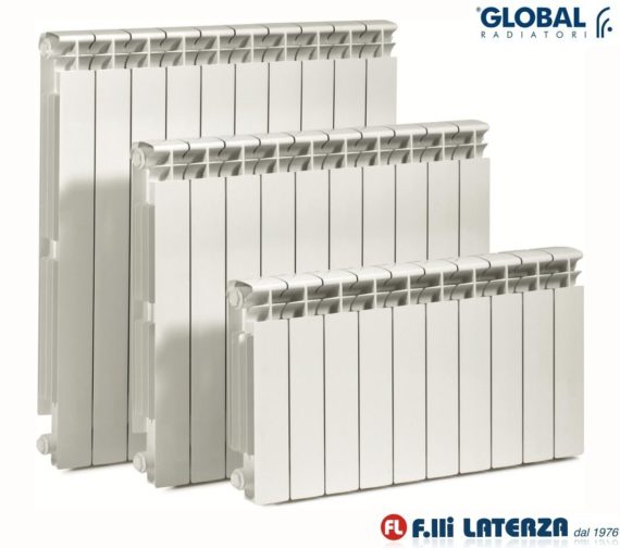 RADIATORE GLOBAL VOX int. 500 BIANCO DA 12 ELEMENTI TERMOSIFONI ALLUMINIO
