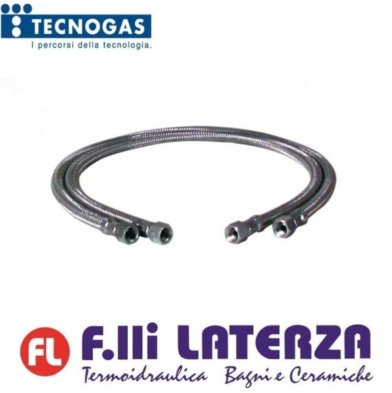 TUBO FLESSIBILE PER BRUCIATORI A GASOLIO 1/4” F x 1/4” F - Art. R01441