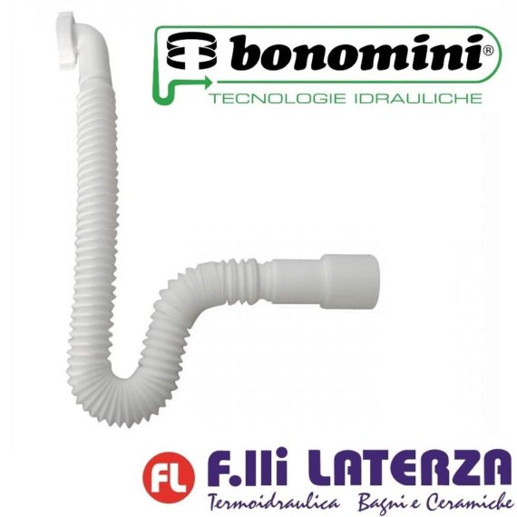TUBO SIFONE ESTENSIBILE CURVO 11/2" X 40 - 50 BONOMINI BO9370FM64B0