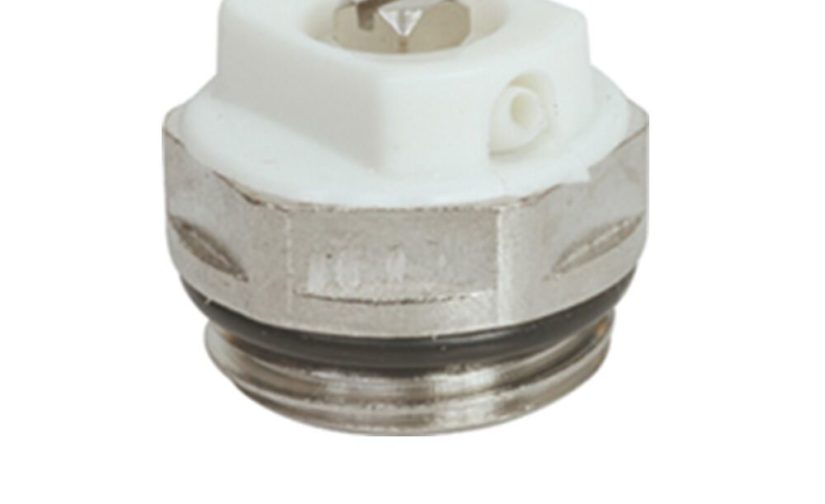 VALVOLINA SFOGO ARIA MANUALE RADIATORI 1/2" VALVOLINO BIANCO SFIATO RADIATORE