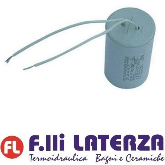 CONDENSATORE PER ELETTROPOMPA SOMMERSA Hp 1,5 40 JF - ITALFARAD