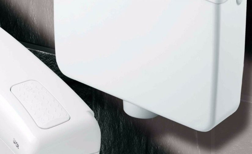 CR CASSETTA SCARICO WC VASO ULTRA-PIATTA PER INSTALLAZIONE A ZAINO BETA