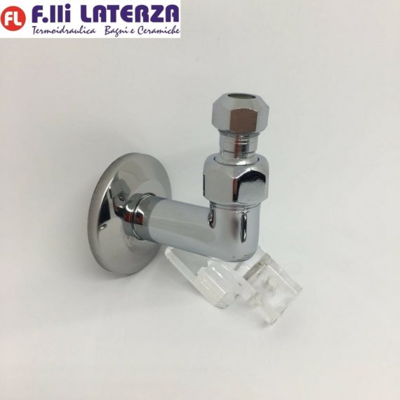 F.LLI FRATTINI RICAMBIO ORIGINALE COPPIA CURVETTA ½” Ø 10 METALLO FINITURA CROMO - immagine 3
