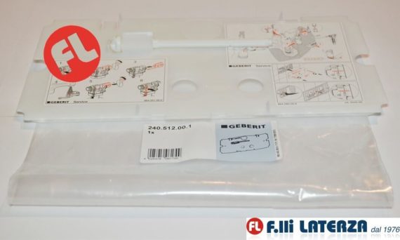 GEBERIT 240.512.00.1 Placca di protezione completa per placche 115.894 e 115.888