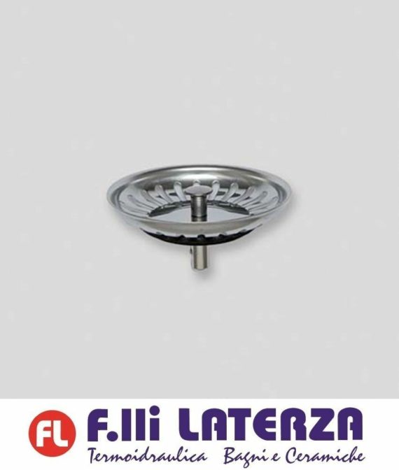 GRIGLIE INOX BASKET Ø 79 CESTELLO GRIGLIA PILETTA TAPPO RICAMBIO LAVELLO CUCINA