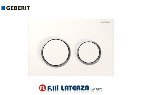 Geberit NEW Placca Omega 20 due Tasti Art. 115.085.KJ.1 per cassetta DUOFIX 90