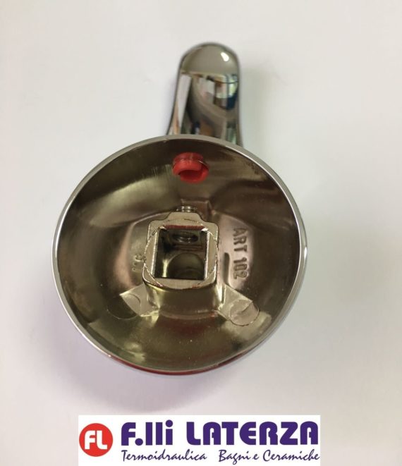 RICAMBIO MANIGLIA LEVA CROMATA PER RUBINETTO MISCELATORE PER CARTUCCIA diam 35mm - immagine 3