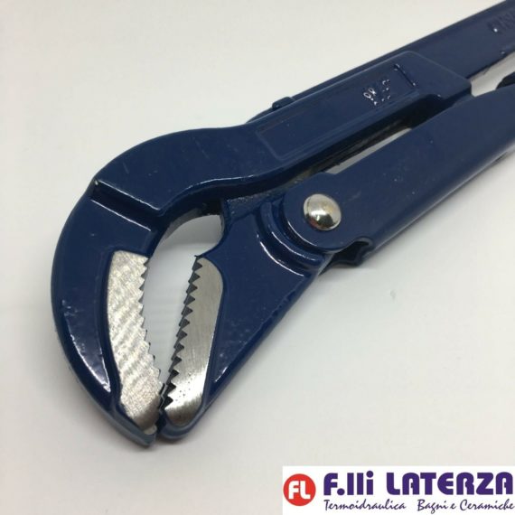 1"½ - 45 GRADI - CHIAVE GIRATUBI TIPO SVEDESE PINZA AL CROMO VANADIO IDRAULICO - immagine 4