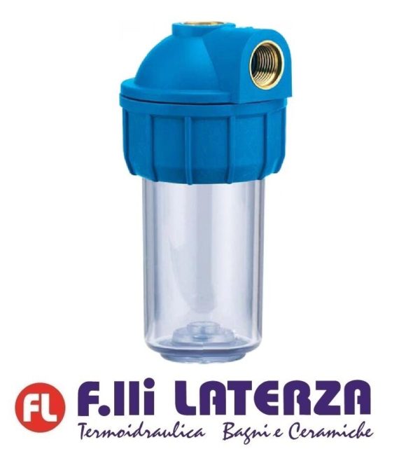 ATLAS CONTENITORE FILTRO MIGNON PLUS S 3P MFO SX AS ACQUA 1/2" SQUADRA
