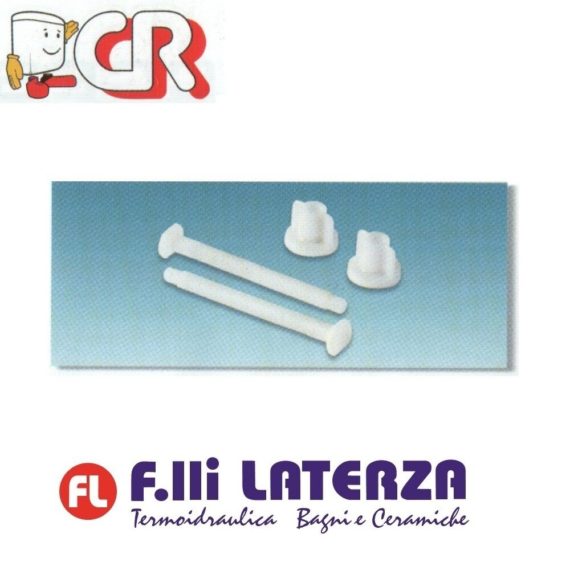 CR RICAMBIO KIT VITI E GALLETTI COPERCHIO WC VASO FISSAGGIO SEDILE