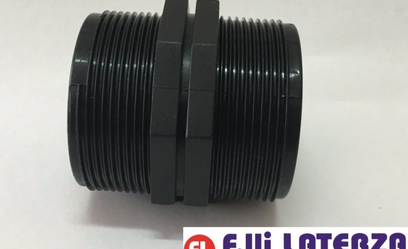 RACCORDO NIPLO NIPLES DOPPIA VITE PLASTICA PP FILETTO MASCHIO 1/2" IRRIGAZIONE