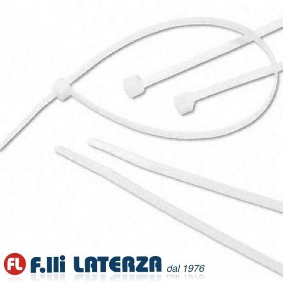WURTH FASCETTE DI CABLAGGIO 4,8x280 mm BIANCO- 100 PZ - WURTH 050215 FASCETTA