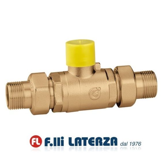 CALEFFI Valvola di zona a sfera, a due vie da 1" con tenuta O-Ring ART. 6470 60