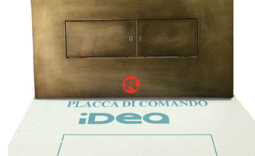 IDEA ITS BRONZE PLAQUE TODINI ART. 20.15 / BR BOX BUILT FOR ANTIQUE BRASS