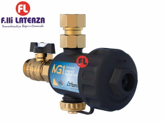 RBM SUPER COMPACT MG1 FILTRO DEFANGATORE MAGNETICO SUPER-COMPATTO PER CALDAIA