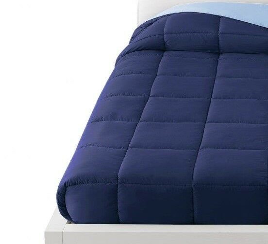 Trapunta Bassetti Mania Microfibra Tecnosoft Double Face Matrimoniale 260 x 260 Colore BLU e AZZURRO