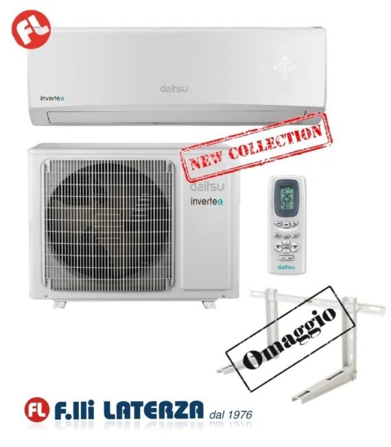 CONDIZIONATORE DAITSU - GRUPPO FUJITSU - MOD. ASD-UI-DN 12000 BTU INVERTER A++