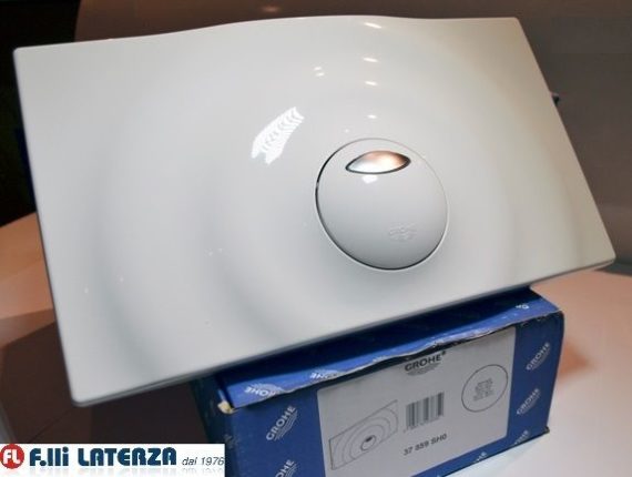 GROHE PIASTRA DI AZIONAMENTO PLACCA SURF BIANCA Art. 37859SH0 GROHEDAL PULSANTE
