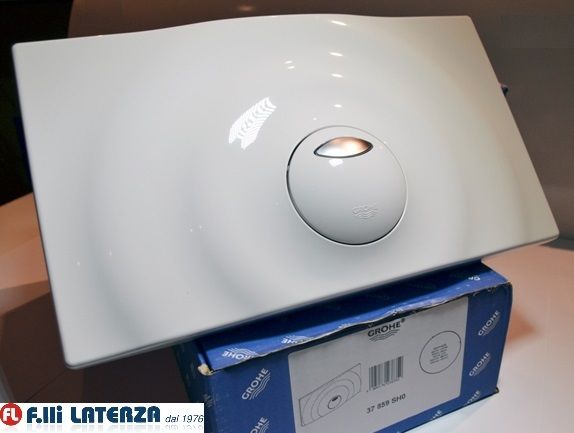 GROHE PIASTRA DI AZIONAMENTO PLACCA SURF BIANCA Art. 37859SH0 GROHEDAL PULSANTE