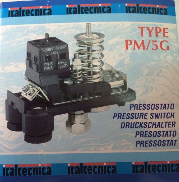 ITALTECNICA PRESSOSTATO PM/12 MECCANICO AUTOCLAVE CON BOCCHETTONE FINO A 12 BAR - immagine 4
