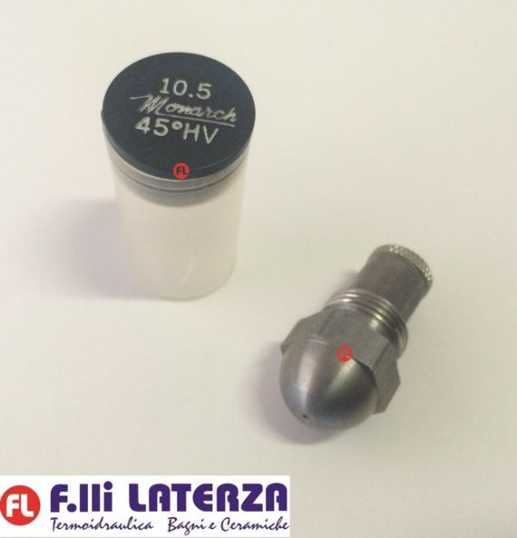 MONARCH UGELLO BRUCIATORE GASOLIO INIETTORE OLIO MISURA 10.5 45° HV