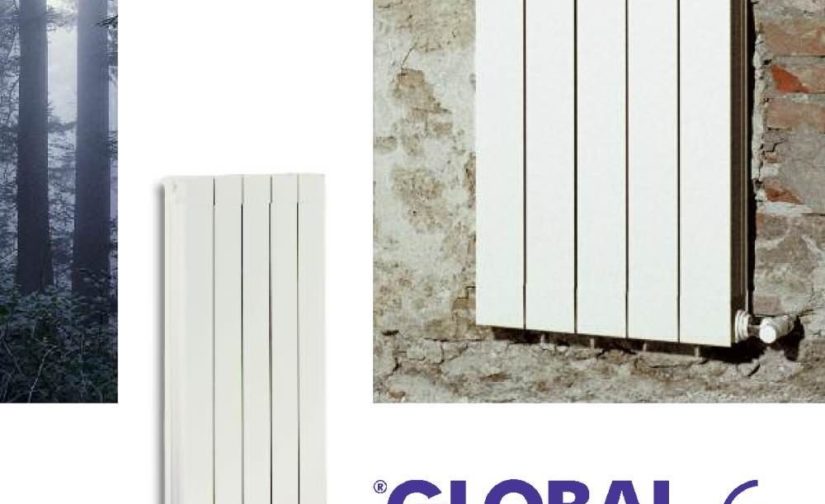 RADIATORE GLOBAL OSCAR int. 2000 BIANCO DA 02 ELEMENTI TERMOSIFONI ALLUMINIO