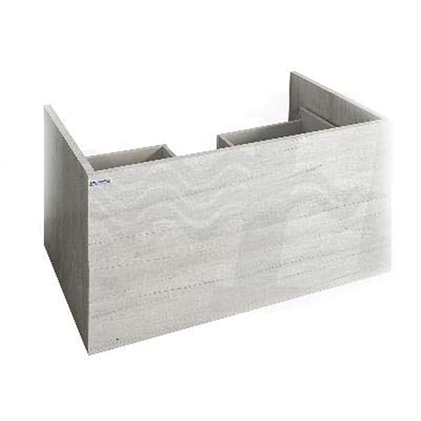 BASE 2 CASSETTI Modello UNIKA Mobile Bagno 100 x 45,5 Altezza 50 Olmo Bianco