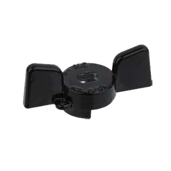 BUGATT Farfalla in Alluminio Nera per VALVOLE E RUBINETTI 3/4"