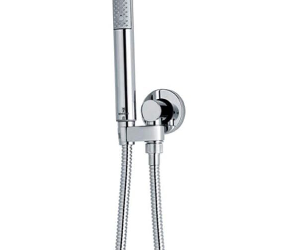 Bossini DUPLEX DOCCIA MOD. ZEN CON SUPPORTO INCASSO + FLESSIBILE OTTONE Cromo