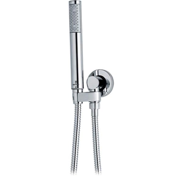 Bossini DUPLEX DOCCIA MOD. ZEN CON SUPPORTO INCASSO + FLESSIBILE OTTONE Cromo