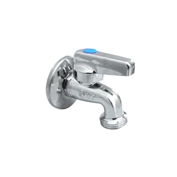 Bugatti RUBINETTO LAVATRICE CROMATO A SFERA CON ROSONE - 1/2 x 3/4 PN 10