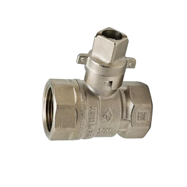 Bugatti VALVOLA A Sfera FF Quadro PIOMBABILE 3/4" DN 20
