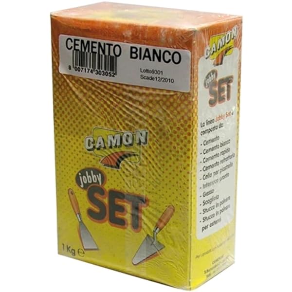 Camon CEMENTO BIANCO IN BRIK JOBBY - 1 Kg