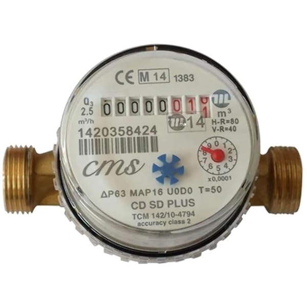 Cms CONTATORE PER ACQUA FREDDA SUPER DRY ASCIUTTO CMS - 3/4"