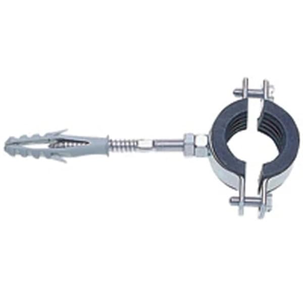 Collare Pesante Zincato Con Guarnizione Isofonica-Diam. 3" (Mm 74-80)