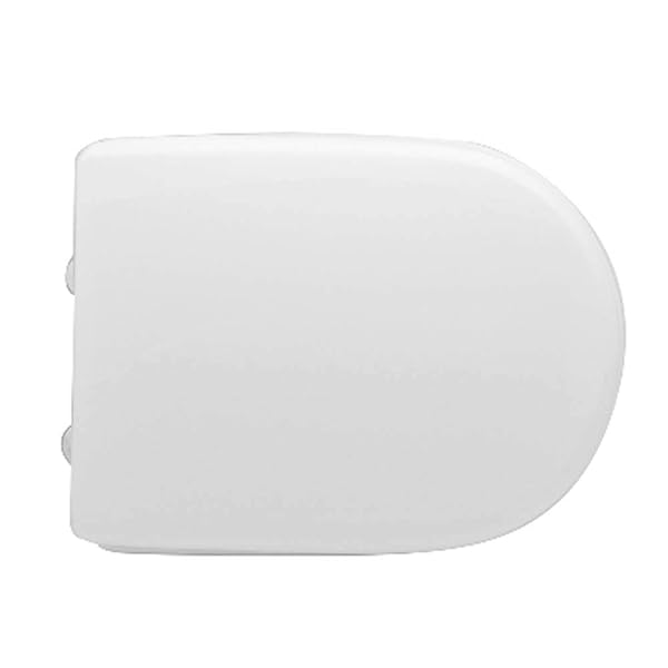 Copriwater Coprivaso Tavoletta Sedile WC per CIERRE Vaso Piuma Bianco