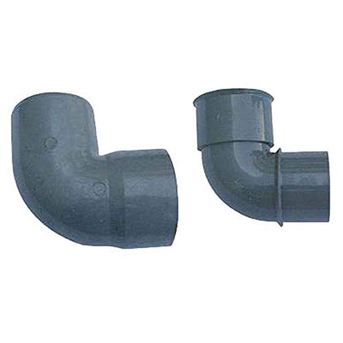 Curva 87°30' Mf Pvc Grigio-Diam. 40