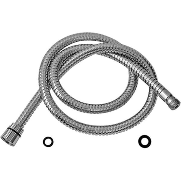 DianHydro - FLESSIBILE DOCCIA DOPPIA AGGRAFFATURA 1/2 F X 3/8 M - cm 150